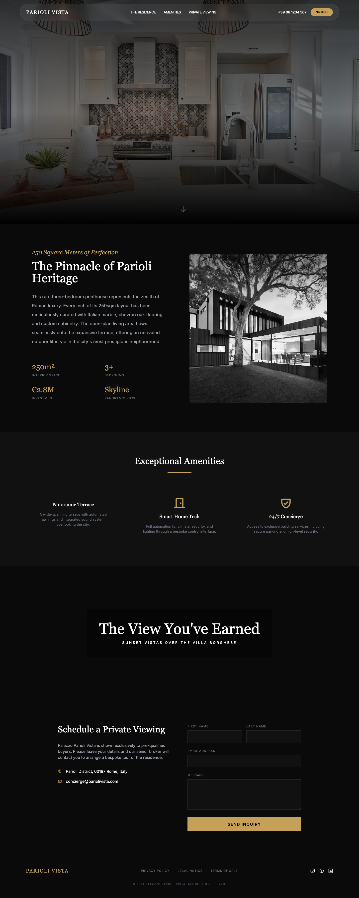 Palazzo Parioli Vista - Ultra-Luxury Penthouse