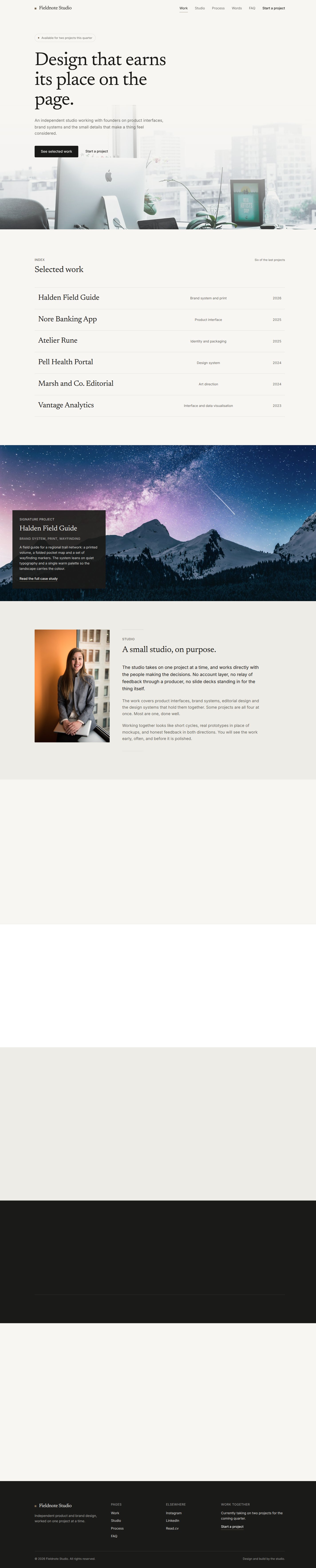 Fieldnote Studio